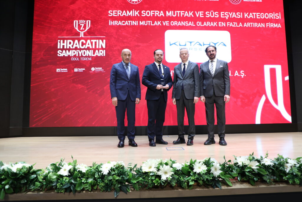 Kütahya Porselen’e İhracatta Çifte Şampiyonluk