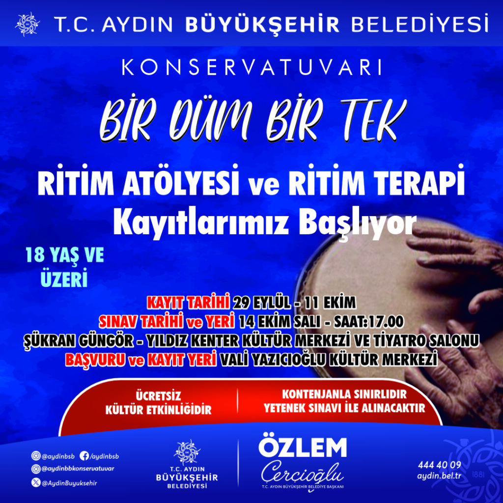 Müziğin Ritmi Büyükşehir Belediyesi İle Aydın’da Atacak
