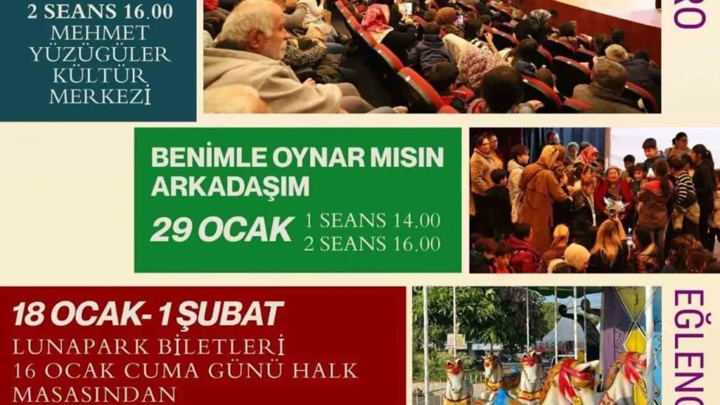 Nazilli Belediyesi’nden çocuklara yarıyıl tatili hediyesi