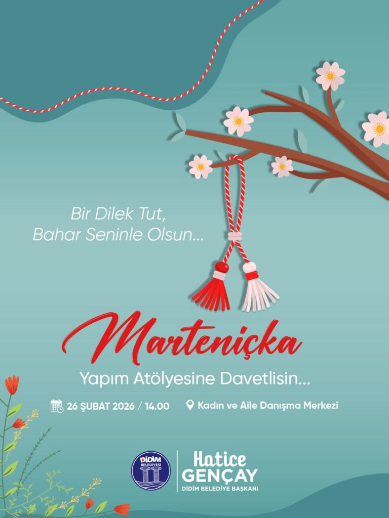Didim’de Baharın Habercisi Marteniçka Geleneği, Didim Belediyesi Etkinliğiyle Yaşatılacak