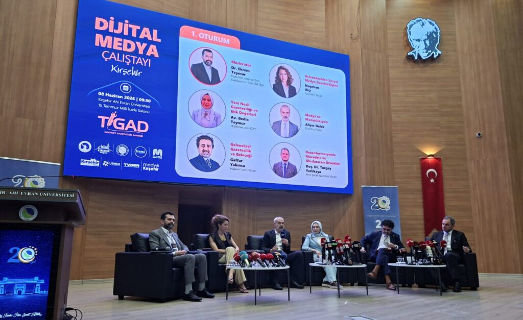 TİGAD Kırşehir Dijital Medya Çalıştayı 1. oturumu tamamlandı
