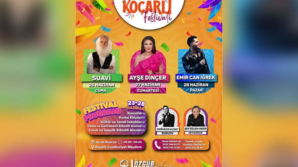 Koçarlı’da 6 gün sürecek festival için geri sayım başladı