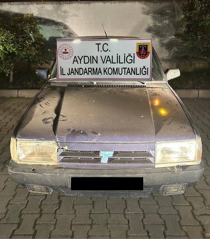 Aydın’da çalınan otomobil İzmir’de bulundu