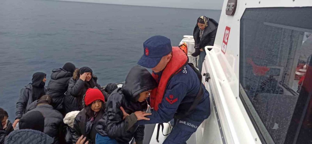 Aydın’da yılın ilk ayında 124 düzensiz göçmen kurtarıldı