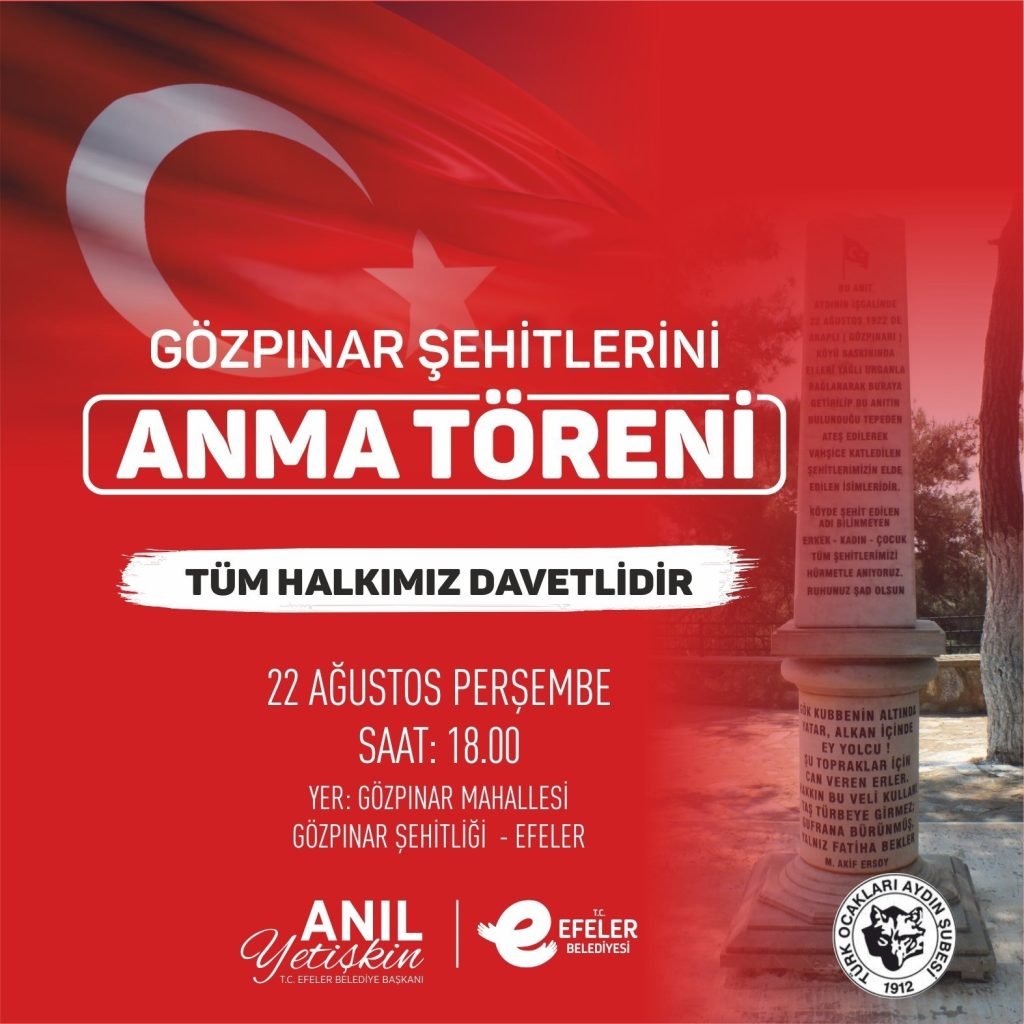 Gözpınar şehitleri için anma töreni düzenlenecek