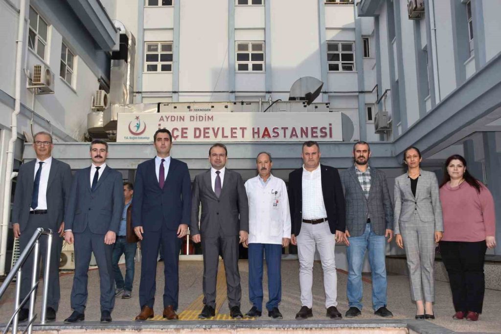 İl Sağlık Müdürü Şenkul Didim Devlet Hastanesi’nde incelemelerde bulundu