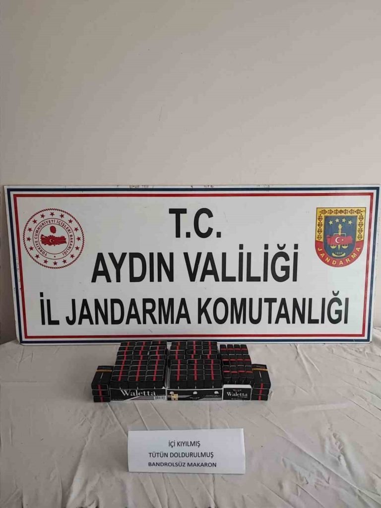 Jandarma’dan Koçarlı’da kaçak tütüne geçit yok