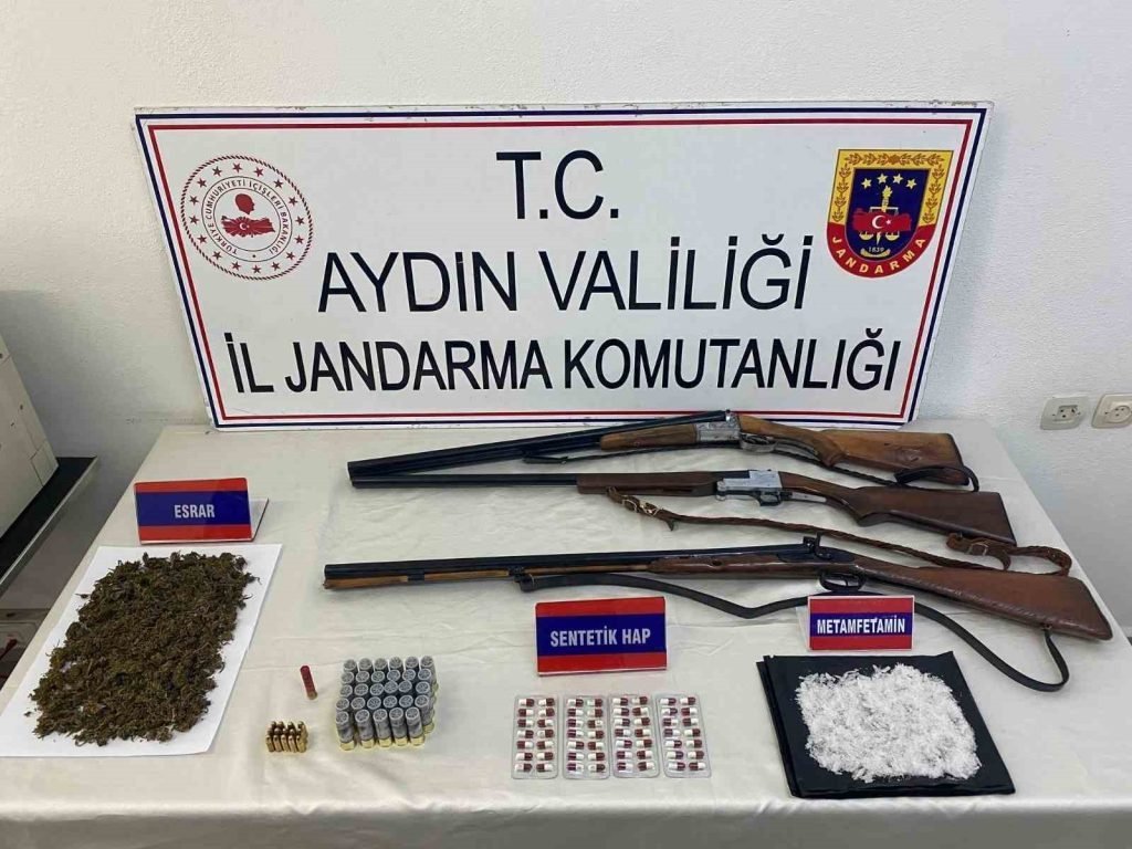 Köşk’te şüpheli şahsın evinde uyuşturucu ele geçirildi