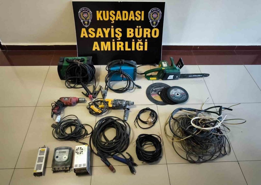 Kuşadası’nda hırsızlık operasyonu