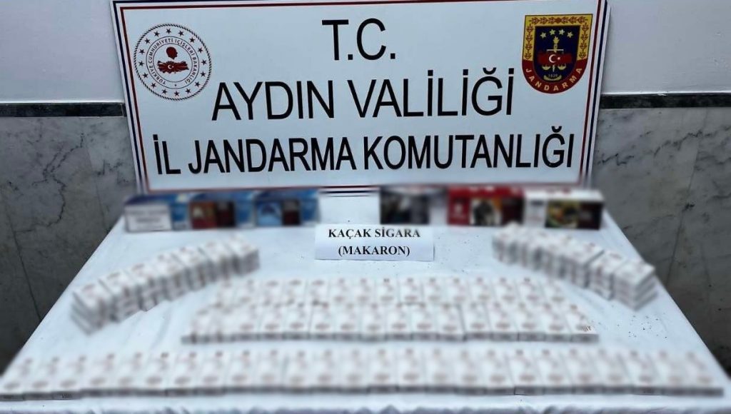 Kuyucak’ta 75 paket içi dolu makaron ele geçirildi