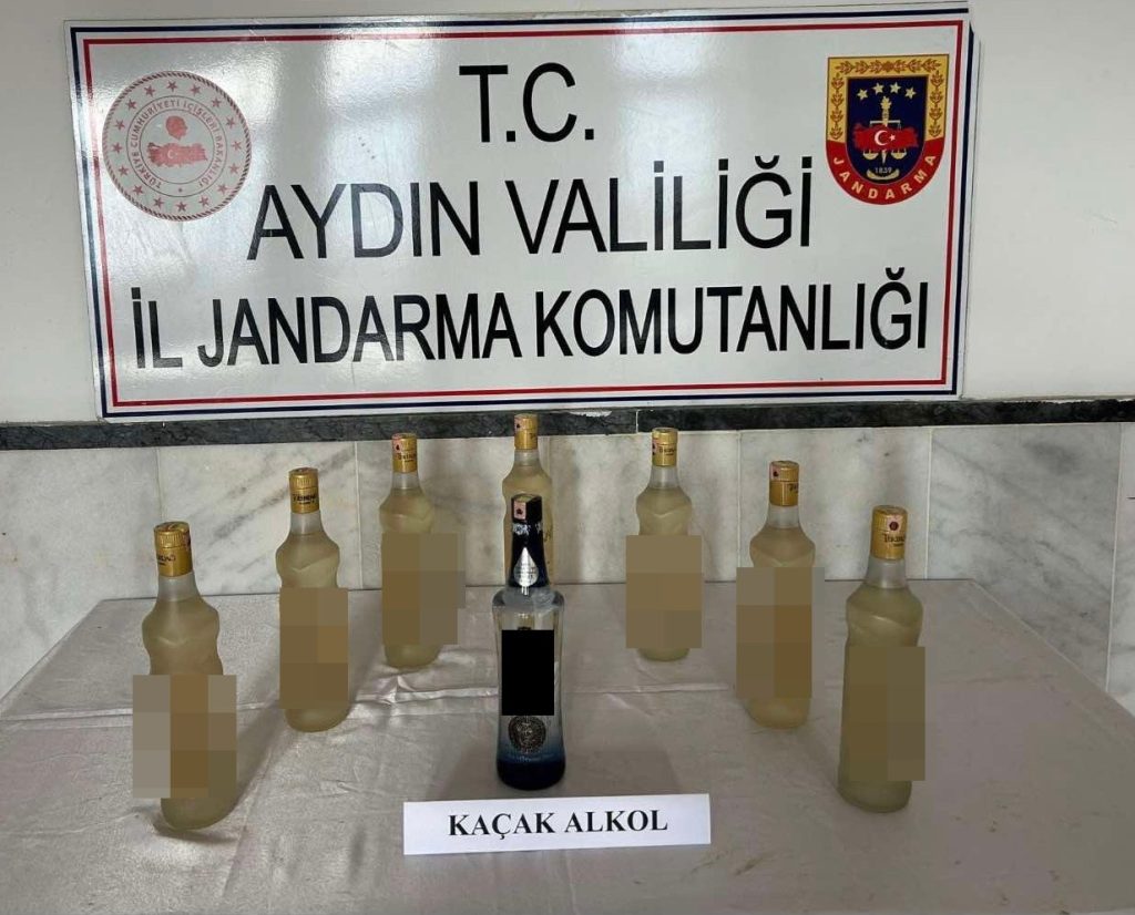 Kuyucak’ta kaçak alkol ele geçirildi