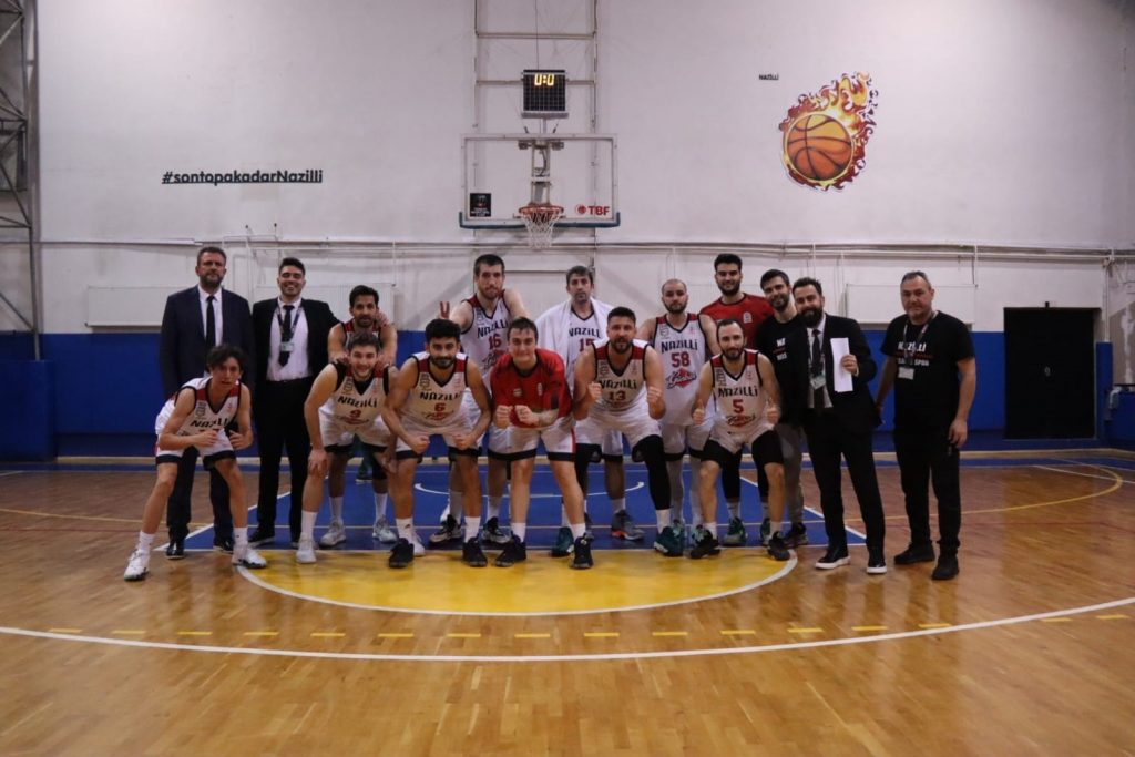 Nazilli Belediyespor Basketbol Takımı grubunu lider tamamladı.